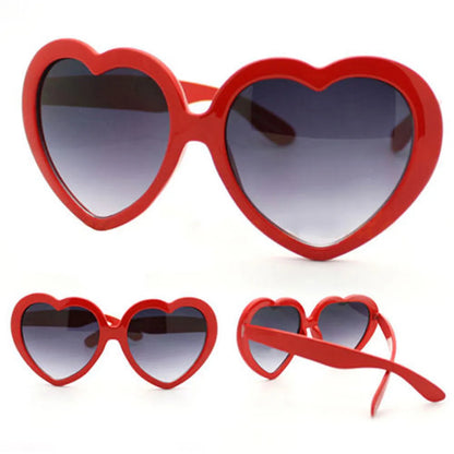 Love Heart Shaped Sunglasses Women Men Big Frame Fashion Love Sun Glasses UV400 Protection Unisex Eyewear Shade Goggles