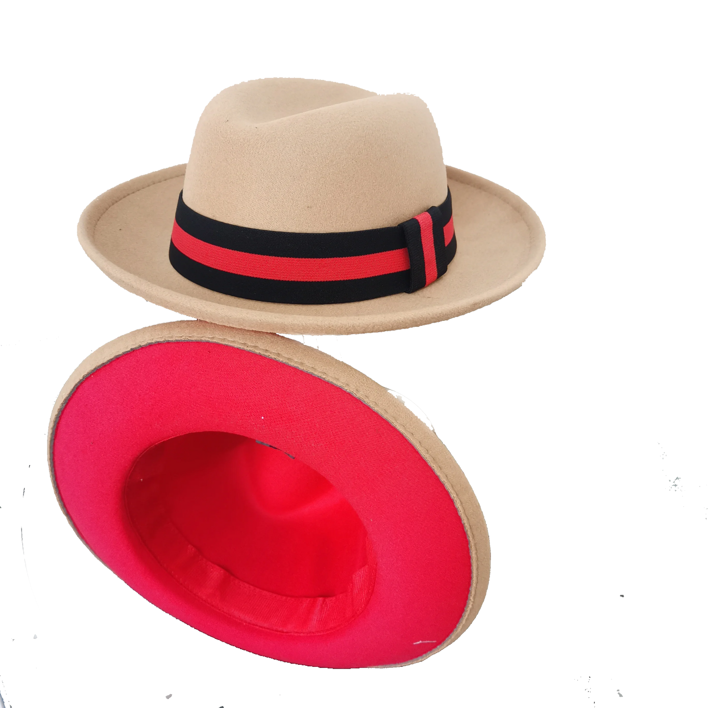 bowler hat Men fedora red bottom fedora for women and men  party hat  men hat for winter elastic band felt hat  jazz church hat