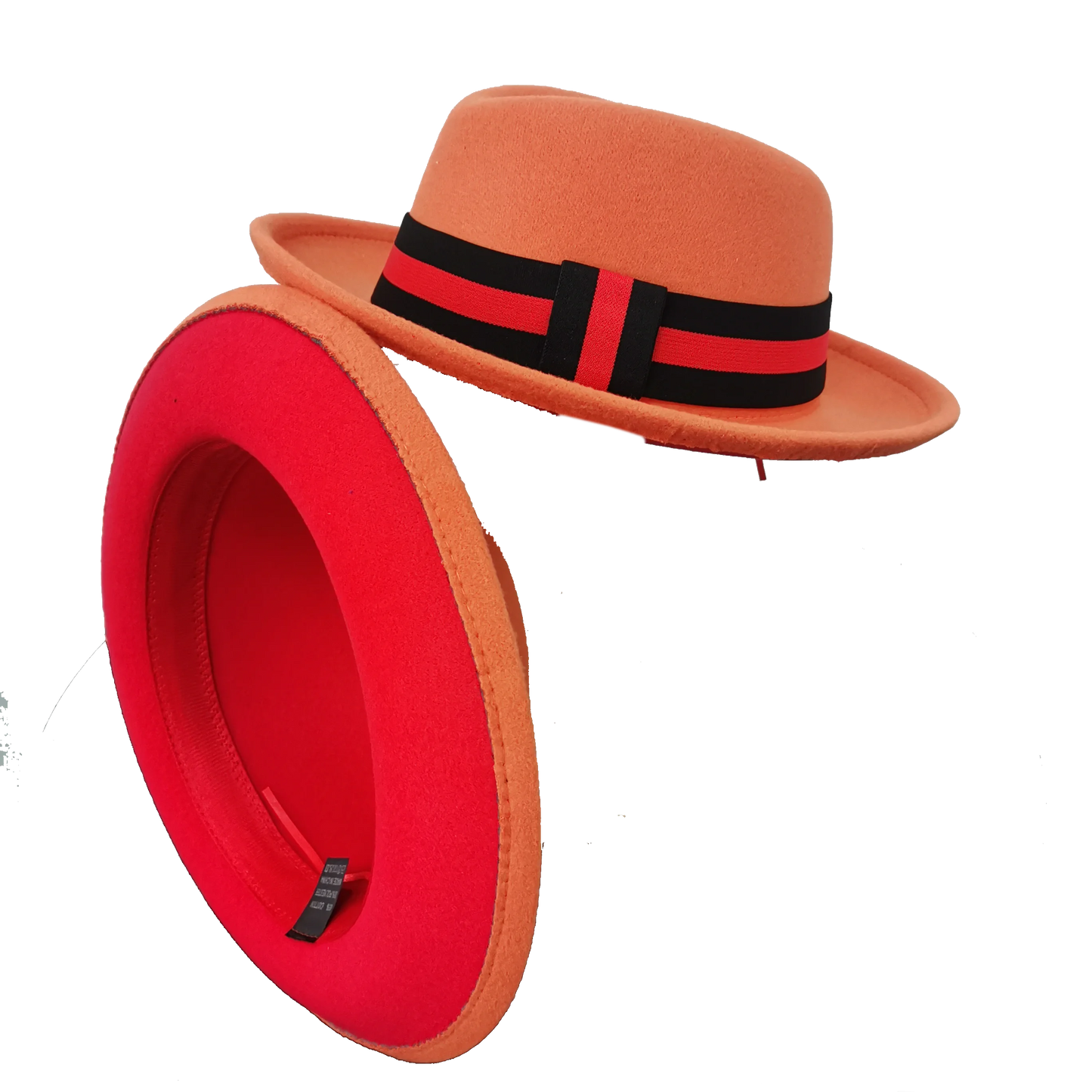 bowler hat Men fedora red bottom fedora for women and men  party hat  men hat for winter elastic band felt hat  jazz church hat