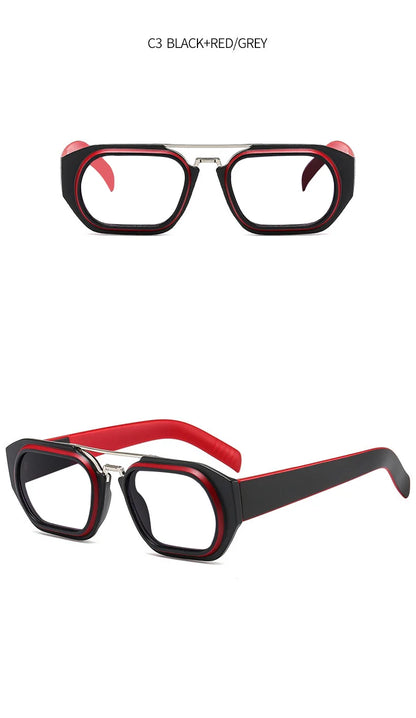 New Fashion Brand Designer Eyeglasses For Men With Diopters +1 +6.0 Colorful Square Anti Blue Light Reading Glasses Women Green