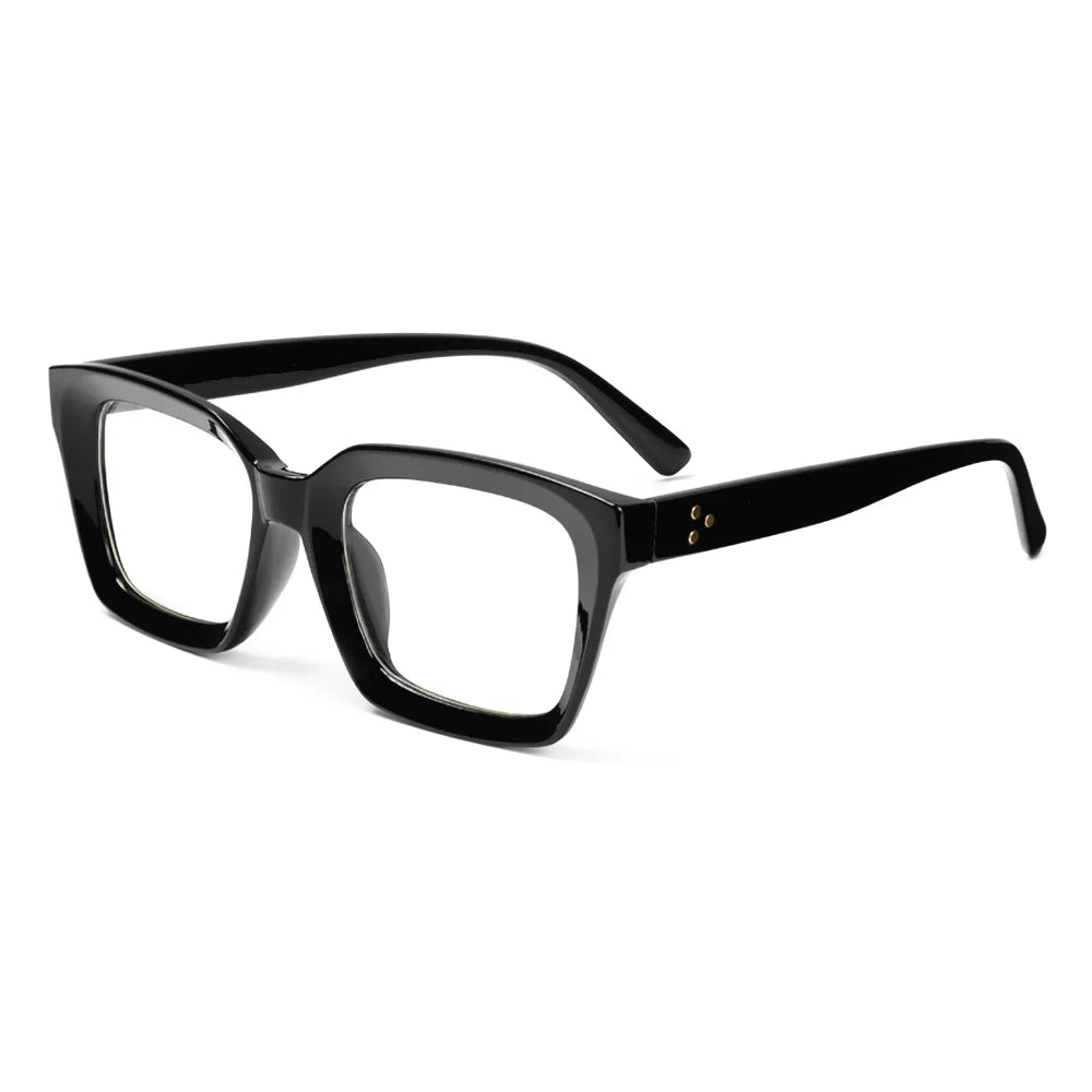 Men Women Fashion Oversized Square Reading Glasses Large Frame Presbyopia Eyeglasses Diopter +1.0~+3.0