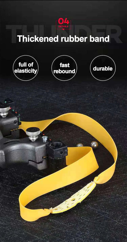 Piaoyu Professional Outdoor Laser Slingshot with Laser Aiming Resin Shooting Slingshot Catapult Use Rubber Band for Hunting Game