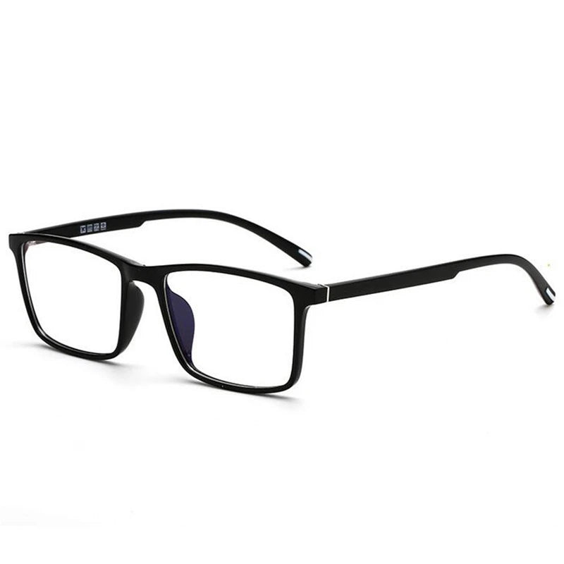 0 -0.5 -0.75 -1.0 To -6.0 Minus Degree TR90 Square Prescription Eyeglasses Women Men Ultralight Business Computer Optical Glasse
