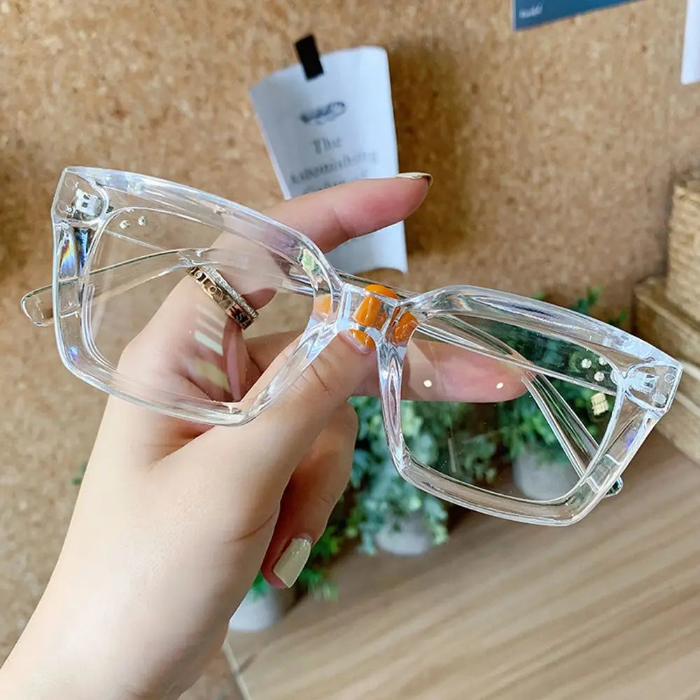 Men Women Fashion Oversized Square Reading Glasses Large Frame Presbyopia Eyeglasses Diopter +1.0~+3.0