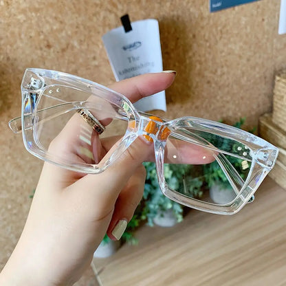 Men Women Fashion Oversized Square Reading Glasses Large Frame Presbyopia Eyeglasses Diopter +1.0~+3.0
