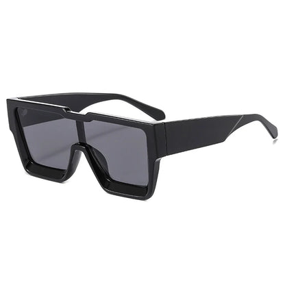 OEC CPO Oversized One Piece Sqaue Sunglasses Women Fashion Big Frames Sun Glasses For Men Brand Eyeglasses Ladies Eyewear UV400