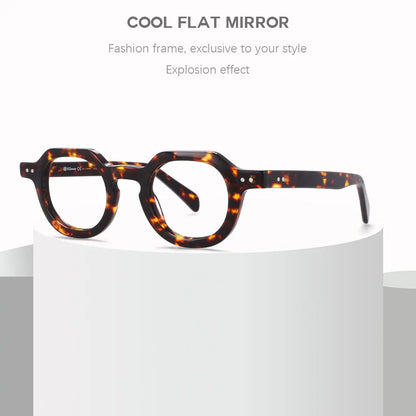 49875 Retro Anti Blue Light Acetate Optical Glasses Frames Men Women Fashion Computer Eyeglasses Customized Reading Glasses