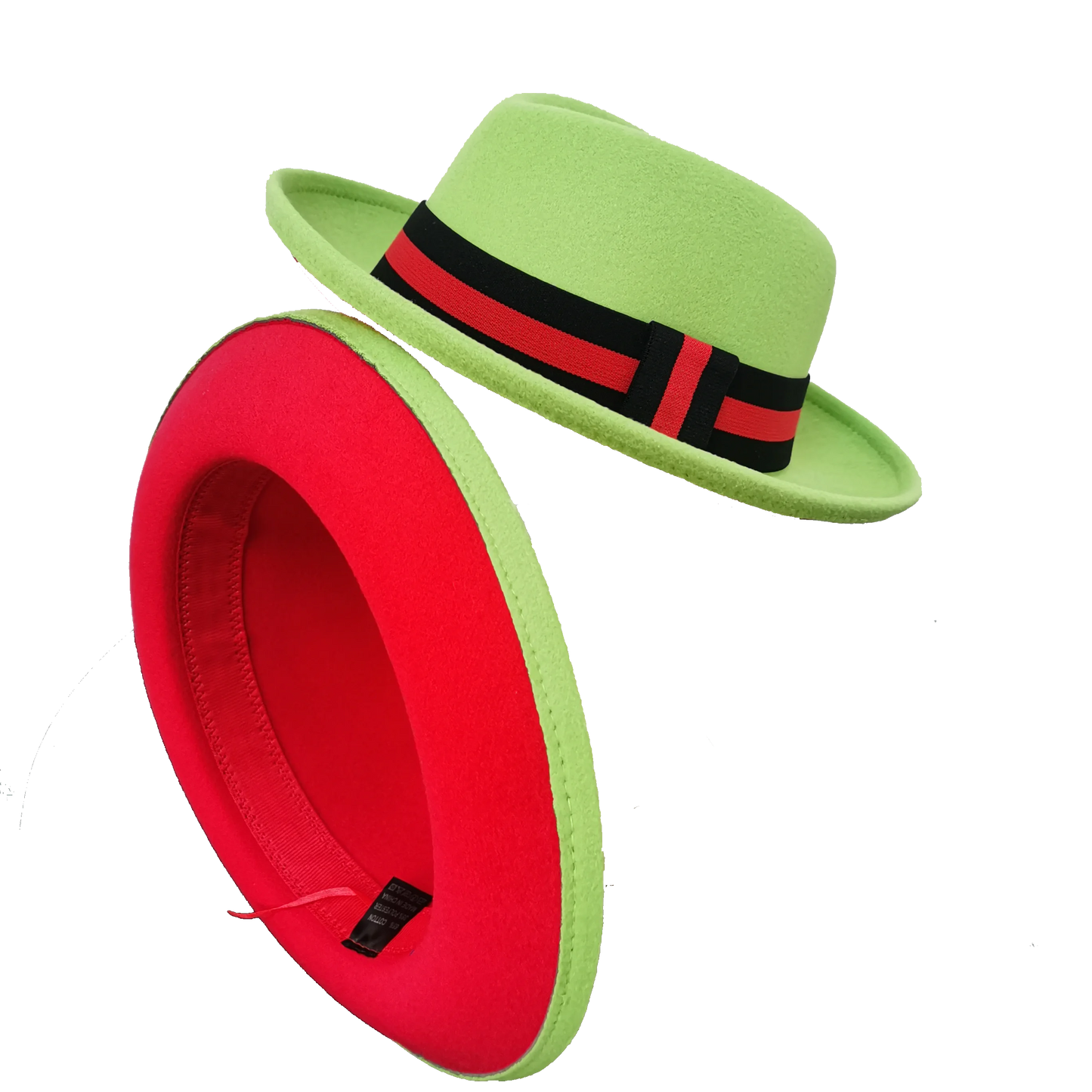 bowler hat Men fedora red bottom fedora for women and men  party hat  men hat for winter elastic band felt hat  jazz church hat