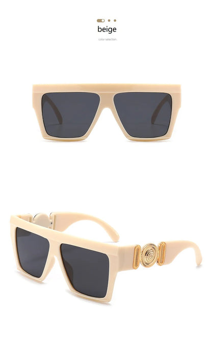 Oversize Square Sunglasses Women Fashion New Vintage Big Frame Shades Men Sun Glasses UV400 Eyewear Oculos Gafas De Sol