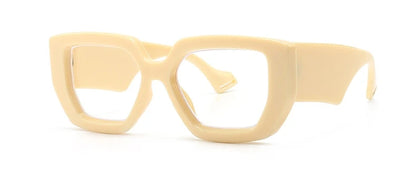 Brand Prescription Reading Glasses Frame Oversized Square Computer Transparent Women Eyeglasses Female Big Frame Optical Eyewear