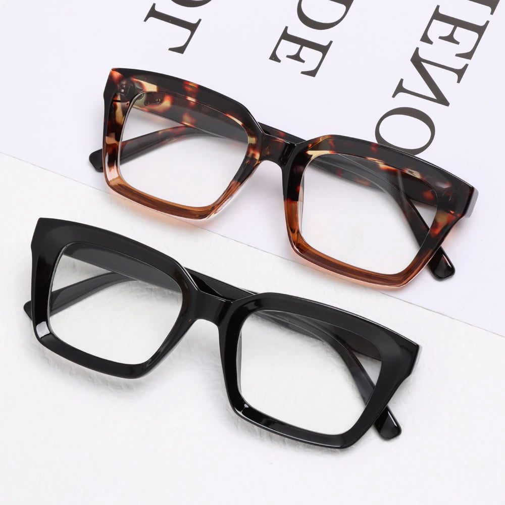 New High-definition Reading Glasses Men Women Fashion Large Frame Presbyopia Eyeglasses Vision Care Eyewear Diopter +1.0~+4.0