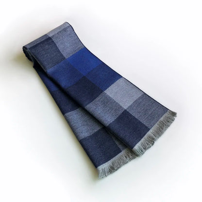 2024 Casual Cool Mens Scarves Winter Warm Viscose Cashmere Scarf Wraps Autumn Warm Brushed Neckercheif Scarfs for Men Foulard