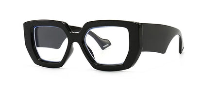 Brand Prescription Reading Glasses Frame Oversized Square Computer Transparent Women Eyeglasses Female Big Frame Optical Eyewear