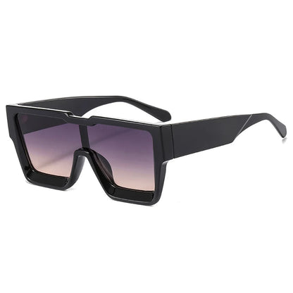 OEC CPO Oversized One Piece Sqaue Sunglasses Women Fashion Big Frames Sun Glasses For Men Brand Eyeglasses Ladies Eyewear UV400