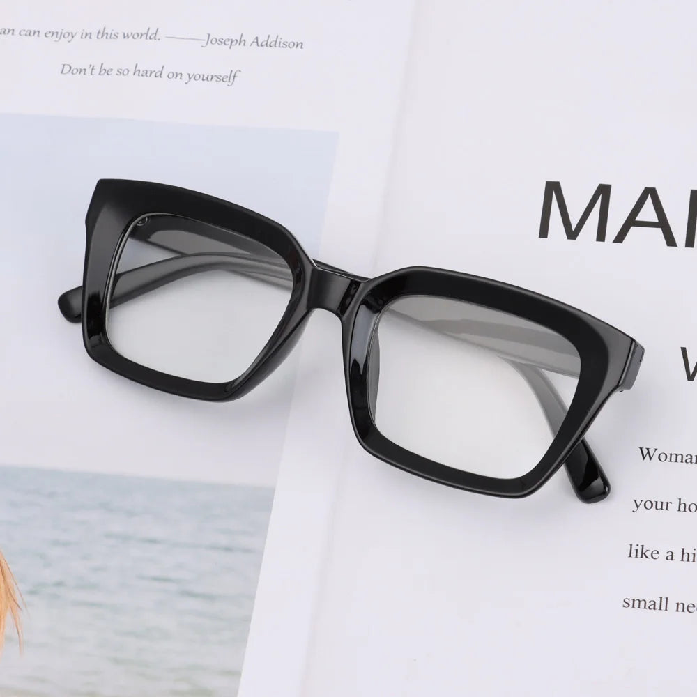 New High-definition Reading Glasses Men Women Fashion Large Frame Presbyopia Eyeglasses Vision Care Eyewear Diopter +1.0~+4.0