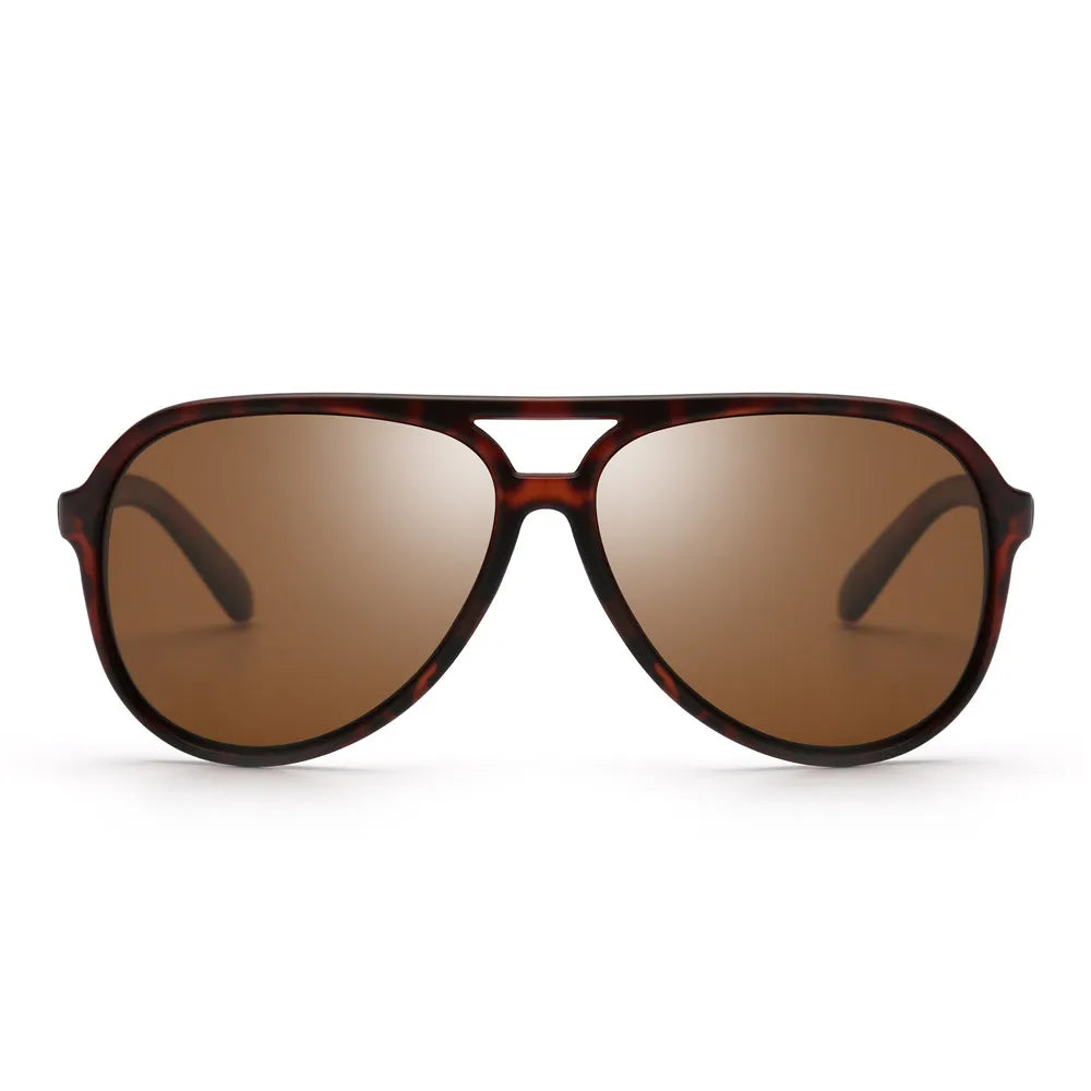 JIM Polarized Sunglasses Men Women, Ultralight Retro Aviator Shades for Driving Fishing UV400