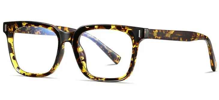 Square Transparent Gray Reading Glasses Men Fashion Computer Eyeglasses Women Blue Light Blocking Optics Presbyopic Glasses