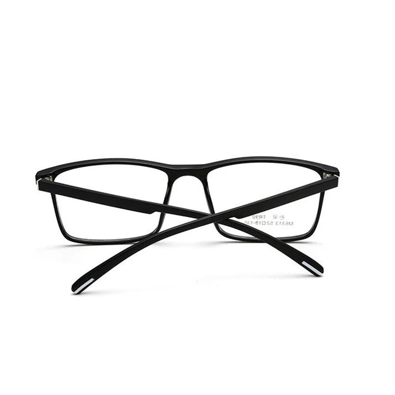 0 -0.5 -0.75 -1.0 To -6.0 Minus Degree TR90 Square Prescription Eyeglasses Women Men Ultralight Business Computer Optical Glasse