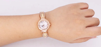 SALE!!! Discount Melissa Crystal Rhinestones Lady Women's Watch Japan Mov't Fashion Hours Ceramic Bracelet Girl's Gift Box