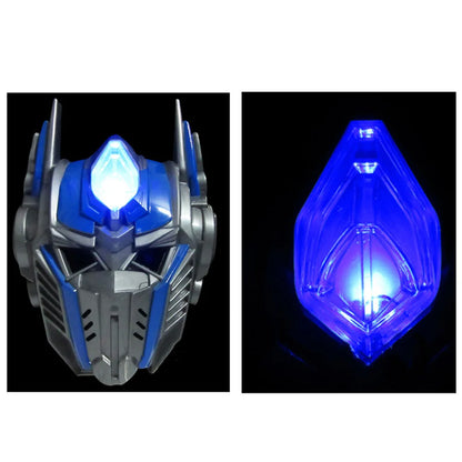 Adult Children Favor Lighting LED Optimus Prime Mask Cosplay Costume Huang Feng Masquerade Masks Party High Quality