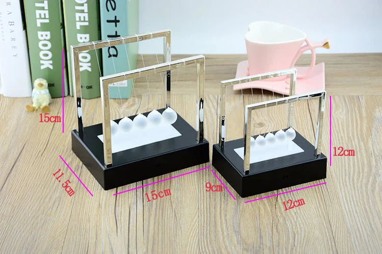 Newtons Cradle Early Fun Development Educational Desk Toy Gift Newton's Cradle Ball Metal Pendulum Ball Educational Desk Toys