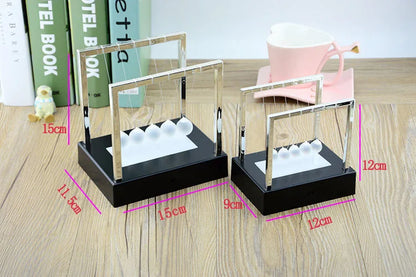 Newtons Cradle Early Fun Development Educational Desk Toy Gift Newton's Cradle Ball Metal Pendulum Ball Educational Desk Toys
