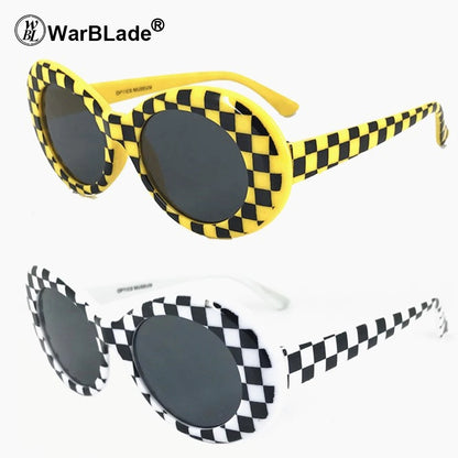 WarBLade New Trendy Goggles Sunglasses Transparent Clear Lenses Glasses Vintage NIRVANE Oval Eyewear Fashion Classic Sun Glasses