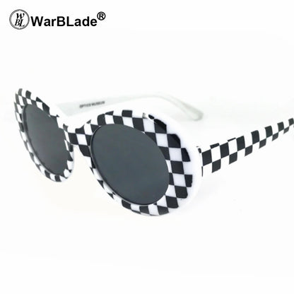 WarBLade New Trendy Goggles Sunglasses Transparent Clear Lenses Glasses Vintage NIRVANE Oval Eyewear Fashion Classic Sun Glasses