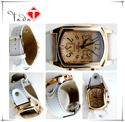 New 2020 Watches Women Fashion Ladies Watches Womage Vintage Fashion Rose Gold Square Head Quartz Watches Womens wristwatch