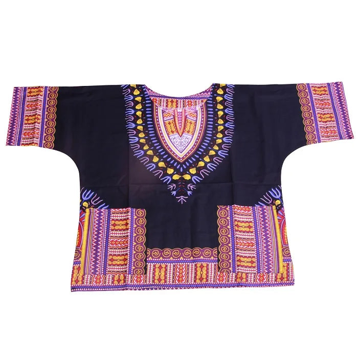 Kids 2019 Child New Fashion Design Traditional African Clothing Print Dashiki T-shirt For Boys and Girls