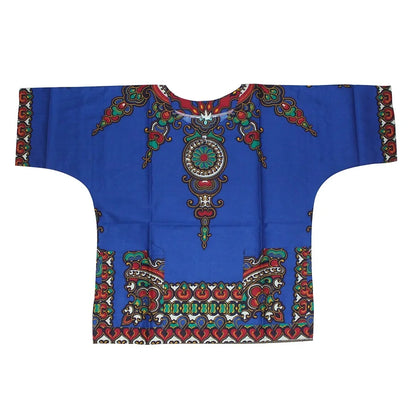 Kids 2019 Child New Fashion Design Traditional African Clothing Print Dashiki T-shirt For Boys and Girls