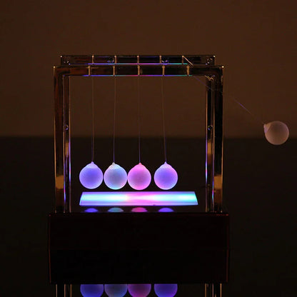 Newtons Cradle Early Fun Development Educational Desk Toy Gift Newton's Cradle Ball Metal Pendulum Ball Educational Desk Toys