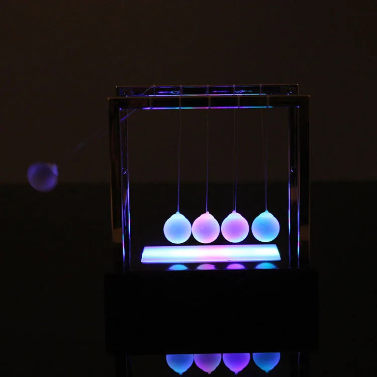 Newtons Cradle Early Fun Development Educational Desk Toy Gift Newton's Cradle Ball Metal Pendulum Ball Educational Desk Toys