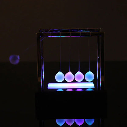 Newtons Cradle Early Fun Development Educational Desk Toy Gift Newton's Cradle Ball Metal Pendulum Ball Educational Desk Toys
