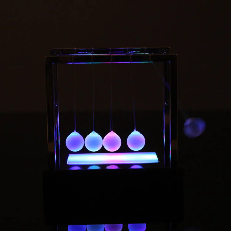 Newtons Cradle Early Fun Development Educational Desk Toy Gift Newton's Cradle Ball Metal Pendulum Ball Educational Desk Toys