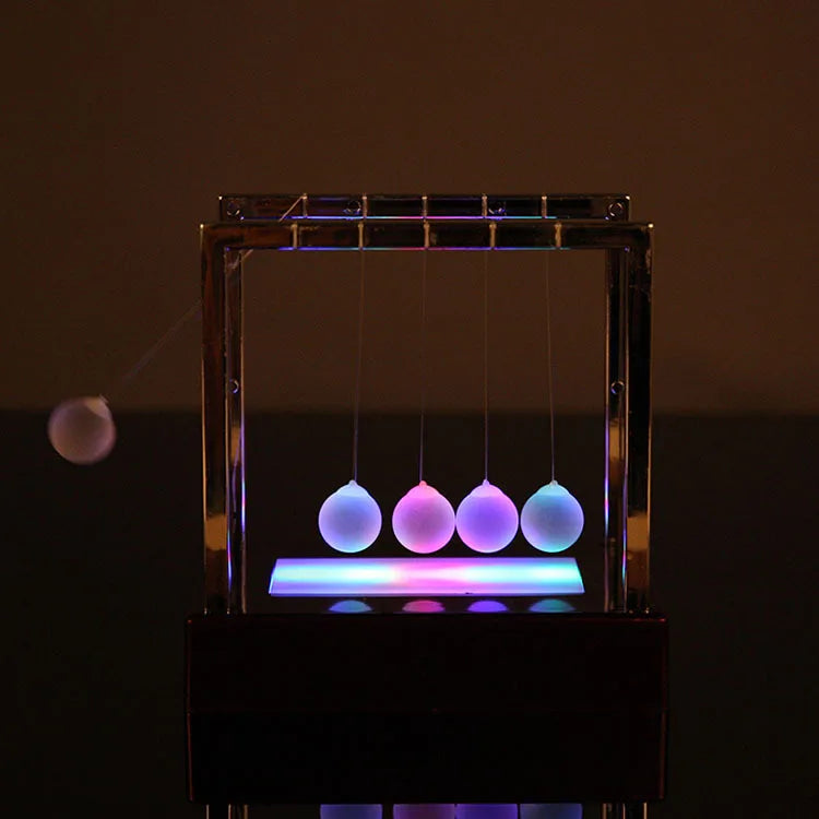 Newtons Cradle Early Fun Development Educational Desk Toy Gift Newton's Cradle Ball Metal Pendulum Ball Educational Desk Toys
