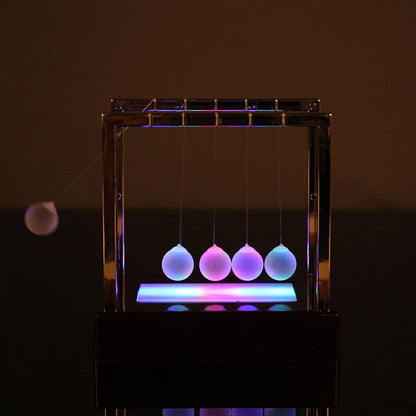 Newtons Cradle Early Fun Development Educational Desk Toy Gift Newton's Cradle Ball Metal Pendulum Ball Educational Desk Toys