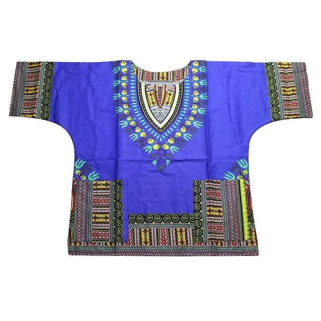 Kids 2019 Child New Fashion Design Traditional African Clothing Print Dashiki T-shirt For Boys and Girls