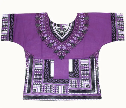 Kids 2019 Child New Fashion Design Traditional African Clothing Print Dashiki T-shirt For Boys and Girls