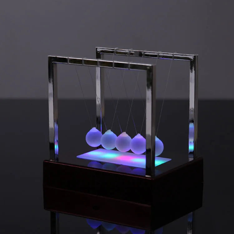 Newtons Cradle Early Fun Development Educational Desk Toy Gift Newton's Cradle Ball Metal Pendulum Ball Educational Desk Toys
