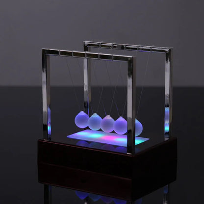 Newtons Cradle Early Fun Development Educational Desk Toy Gift Newton's Cradle Ball Metal Pendulum Ball Educational Desk Toys