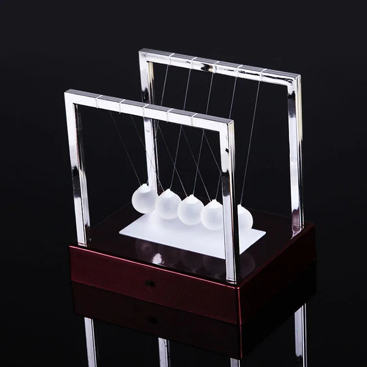 Newtons Cradle Early Fun Development Educational Desk Toy Gift Newton's Cradle Ball Metal Pendulum Ball Educational Desk Toys
