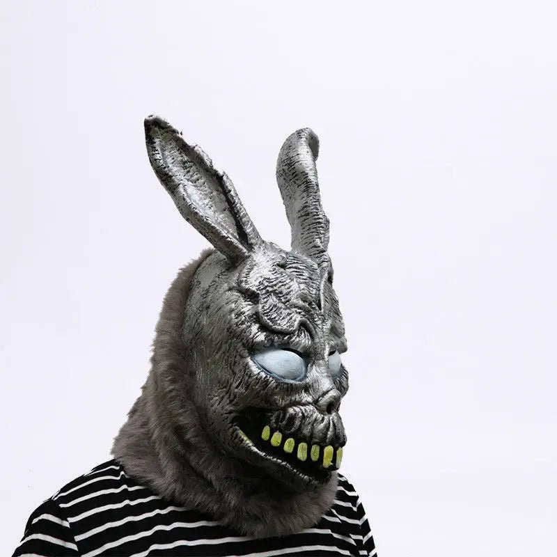 Adult Funny Donnie Darko FRANK the Bunny Rabbit MASK Latex Christmas Gifts Costume Animal Fur Masks Party Cosplay Dress