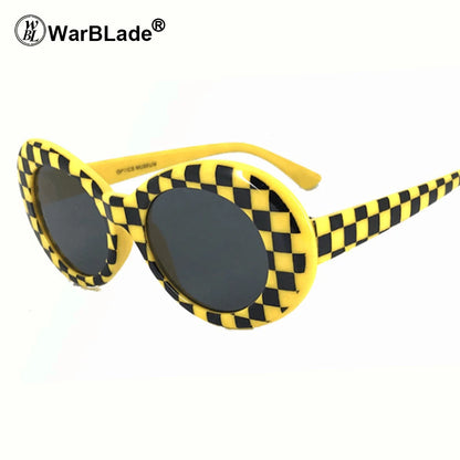 WarBLade New Trendy Goggles Sunglasses Transparent Clear Lenses Glasses Vintage NIRVANE Oval Eyewear Fashion Classic Sun Glasses