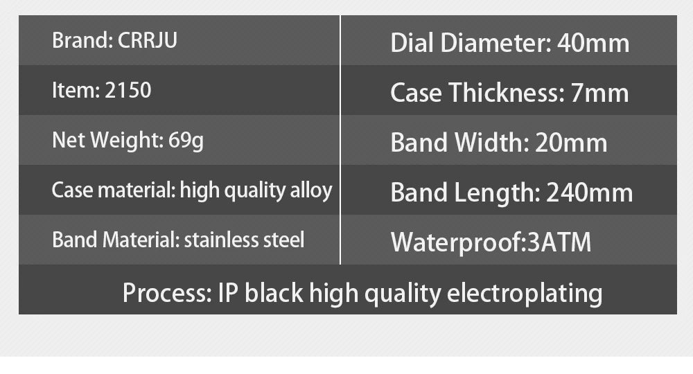 CRRJU Mens Watches Ultra-Thin Minimalist Waterproof - Fashion Wrist Watch for Men Unisex Dress with Stainless Steel Mesh Band