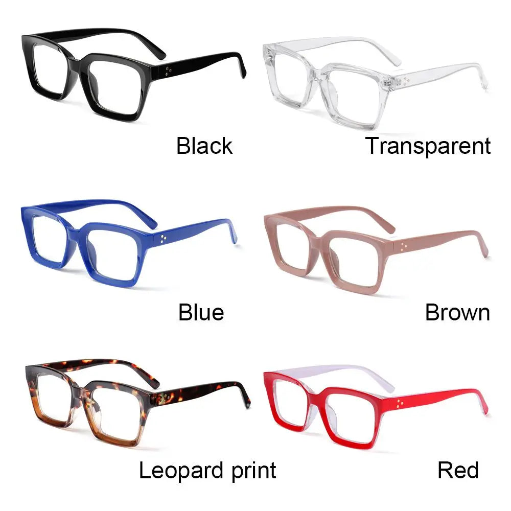Fashion Square Frame Reading Glasses Men Women Oversized Frame High-definition Presbyopia Eyeglasses Diopter +1.0 to +3..0
