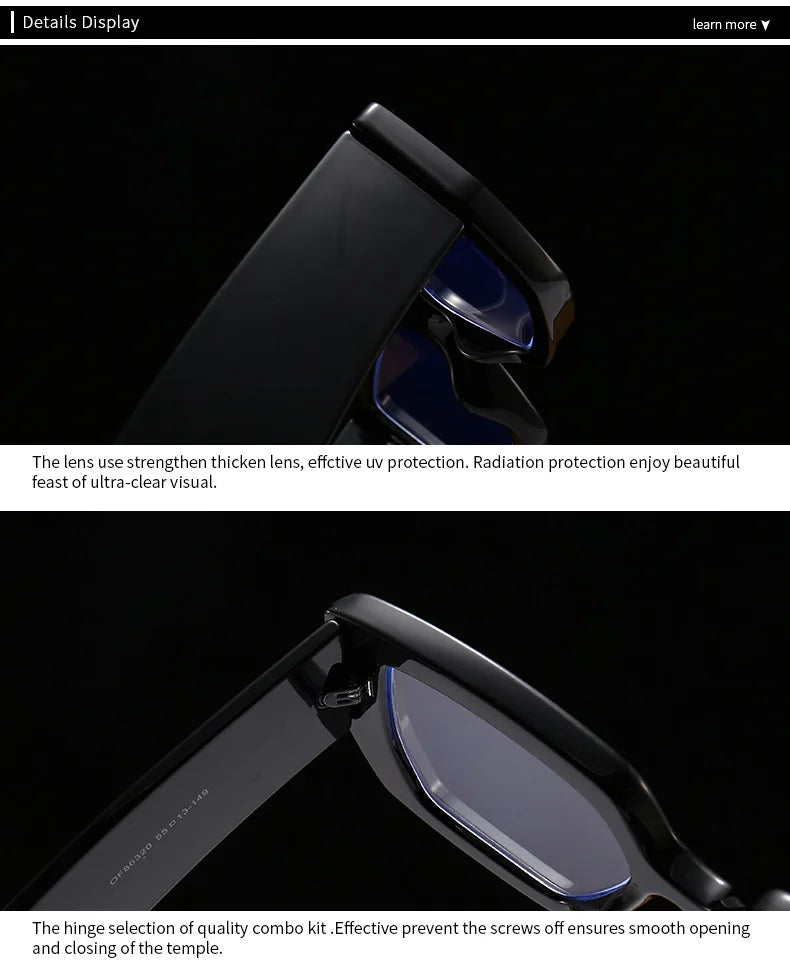 Brand Prescription Reading Glasses Frame Oversized Square Computer Transparent Women Eyeglasses Female Big Frame Optical Eyewear