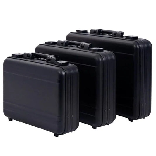 Briefcase Metal Aluminum Hard Brief Case Travel Suitcase TSA Lock Luxury Designer Laptop Computer Handbag Attache Bag