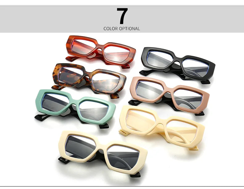 Brand Prescription Reading Glasses Frame Oversized Square Computer Transparent Women Eyeglasses Female Big Frame Optical Eyewear