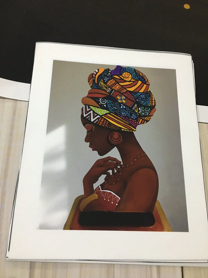Abstract Figure Canvas Painting African Women Portrait Posters And Prints Wall Art for Living Room Home Decor Picture No Frame